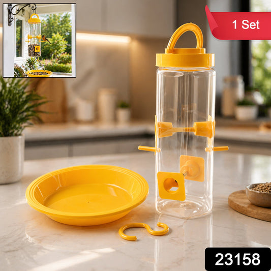 Hanging Bird Feeder with Feeding Ports for Garden & Backyard