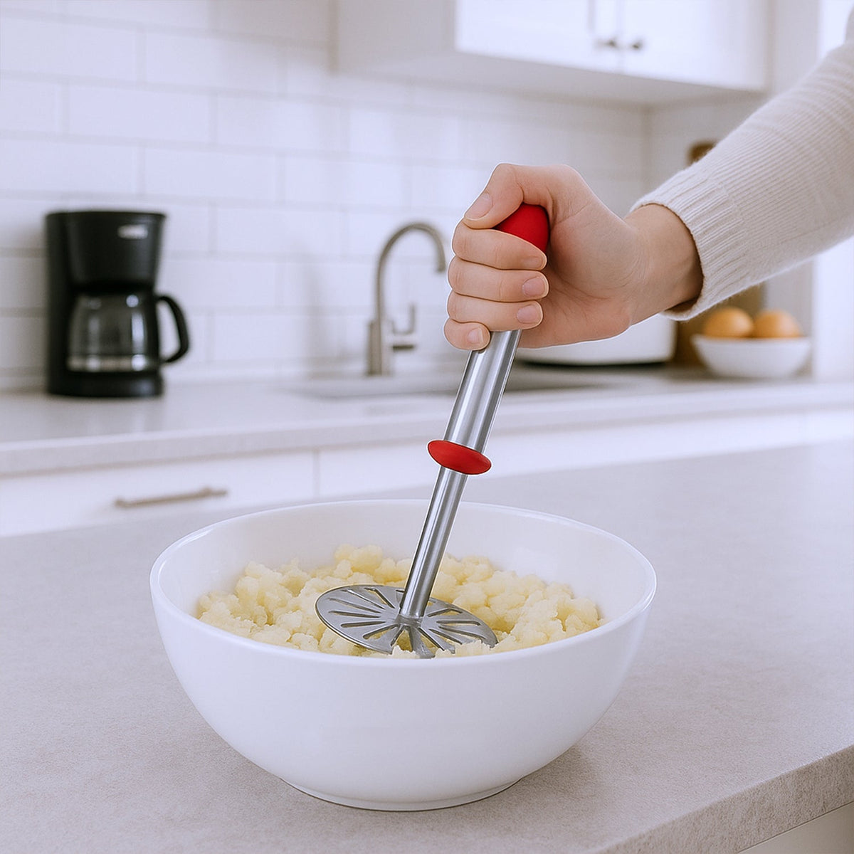 Stainless Steel Potato Masher, PauBhaji Masher