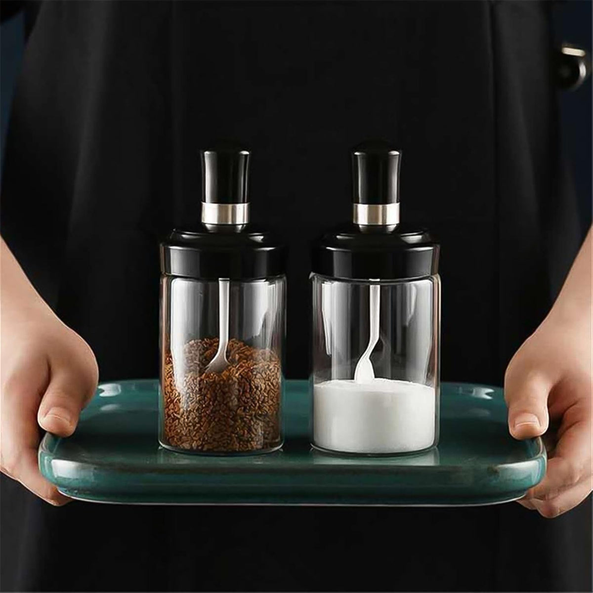 Sleek Transparent Jar