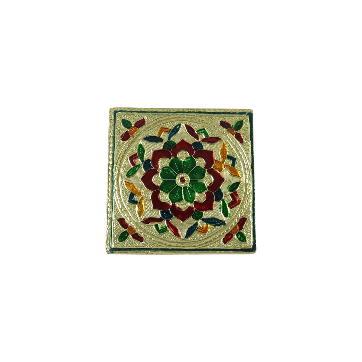 Handicraft Wood Chowki for Pooja , Wooden Bajot (2 Pc / Mix Descign & Color)