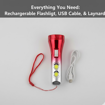 Multi Functional 3 LED Torchlight / Flashlight (1 Pc)