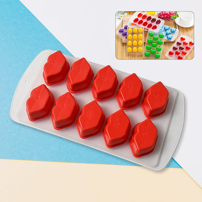 Silicone Mold Ice Cube Tray Creative Sweet Multi Type Ice Tray(1 Pc)