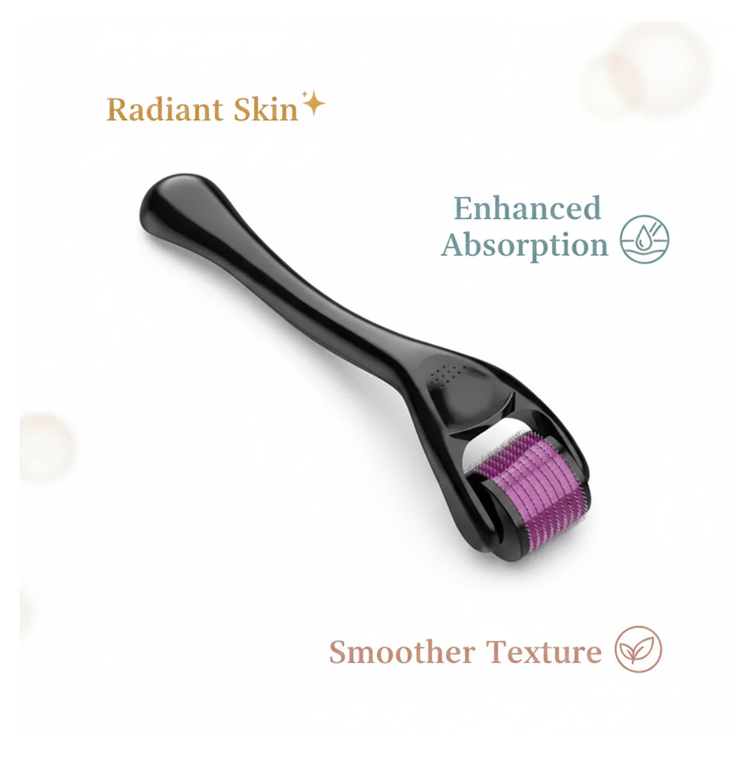 Derma Roller Anti Ageing Facial Scrubs & Polishes Scar Removal Hair Regrowth (0.75mm)
