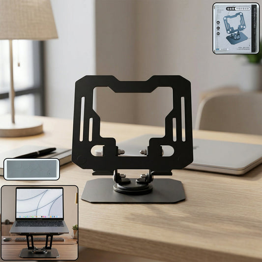 Premium Adjustable Foldable Metal Tablet Stand (1 Pc)