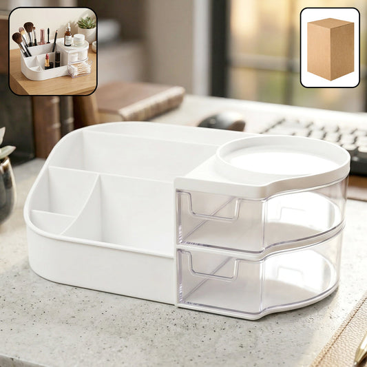 Multipurpose cosmetic makeup organizer box