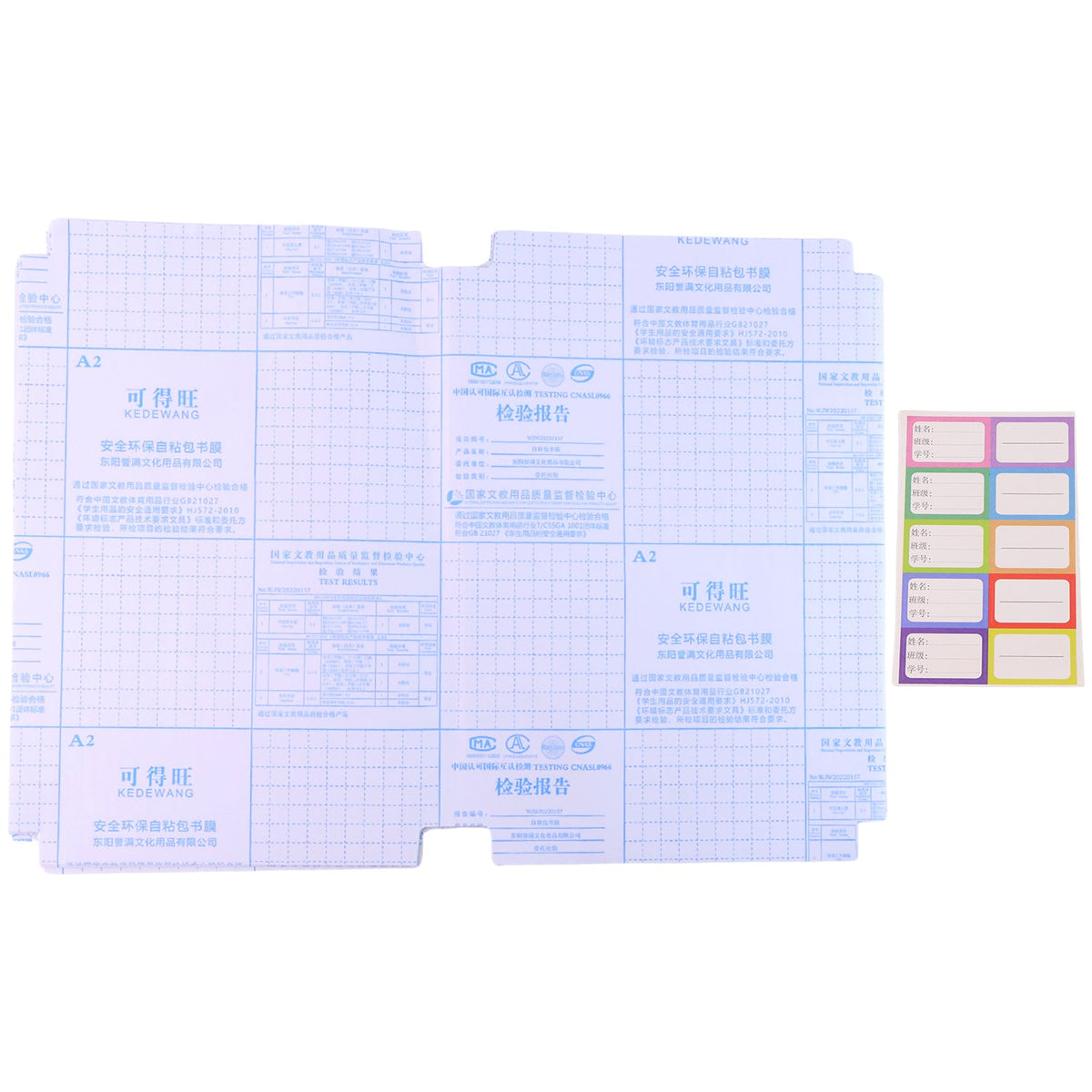 Durable Clear Adhesive Sheets for Book Protection