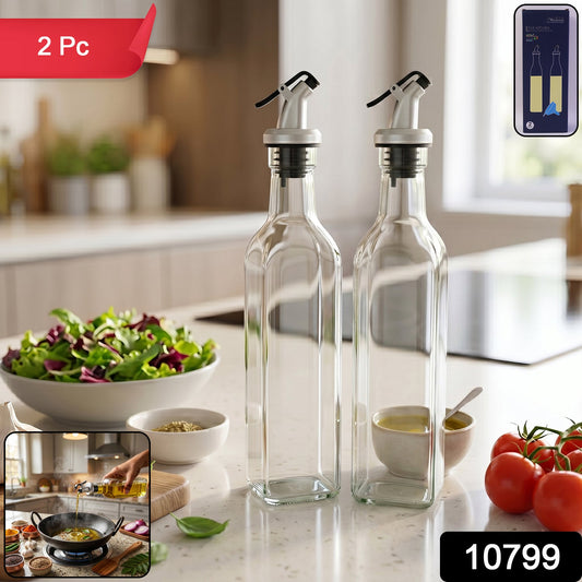 Glass Oil Dispenser Bottle SKU 10799 2 Pc